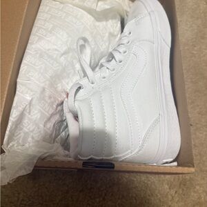 Vans White High-Top Sneakers